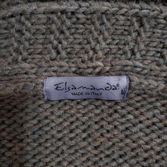 Anthropologie Elsamanda Cable Ruffled Cardigan - Picture 4 of 5